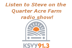 Listen To The Interview:<br>Steve Shain on Quarter Acre Farm Radio Show (2014) [mp3]